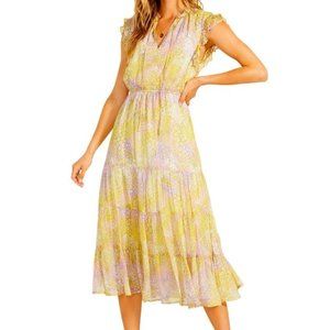 BB Dakota by Steve Madden BB Dakota x Steve Madden Dream Girl Tiered Midi Dress